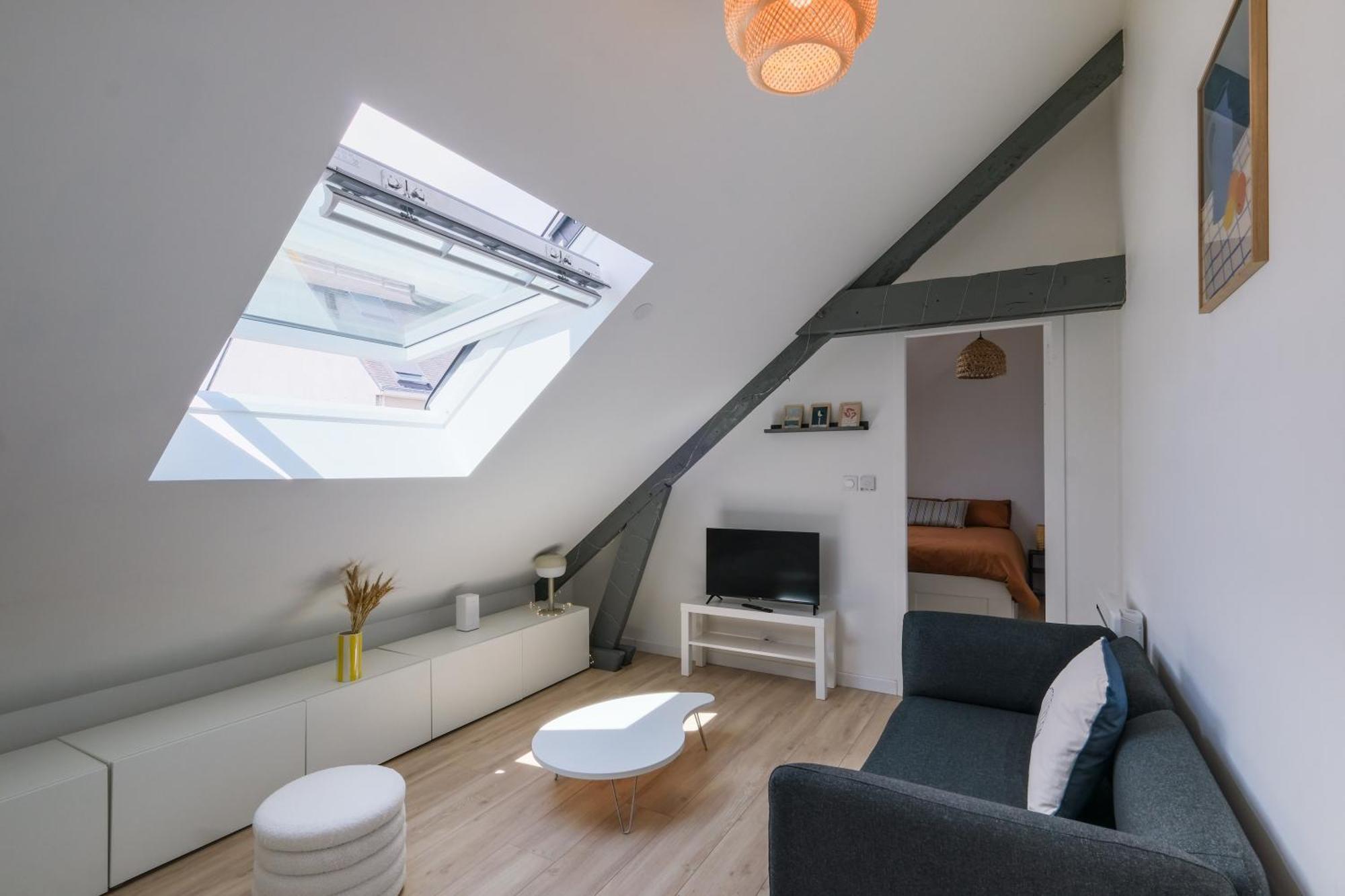Le Perchoir Du Marche - Appt Pour 2 Apartment Сен-Назар Екстериор снимка