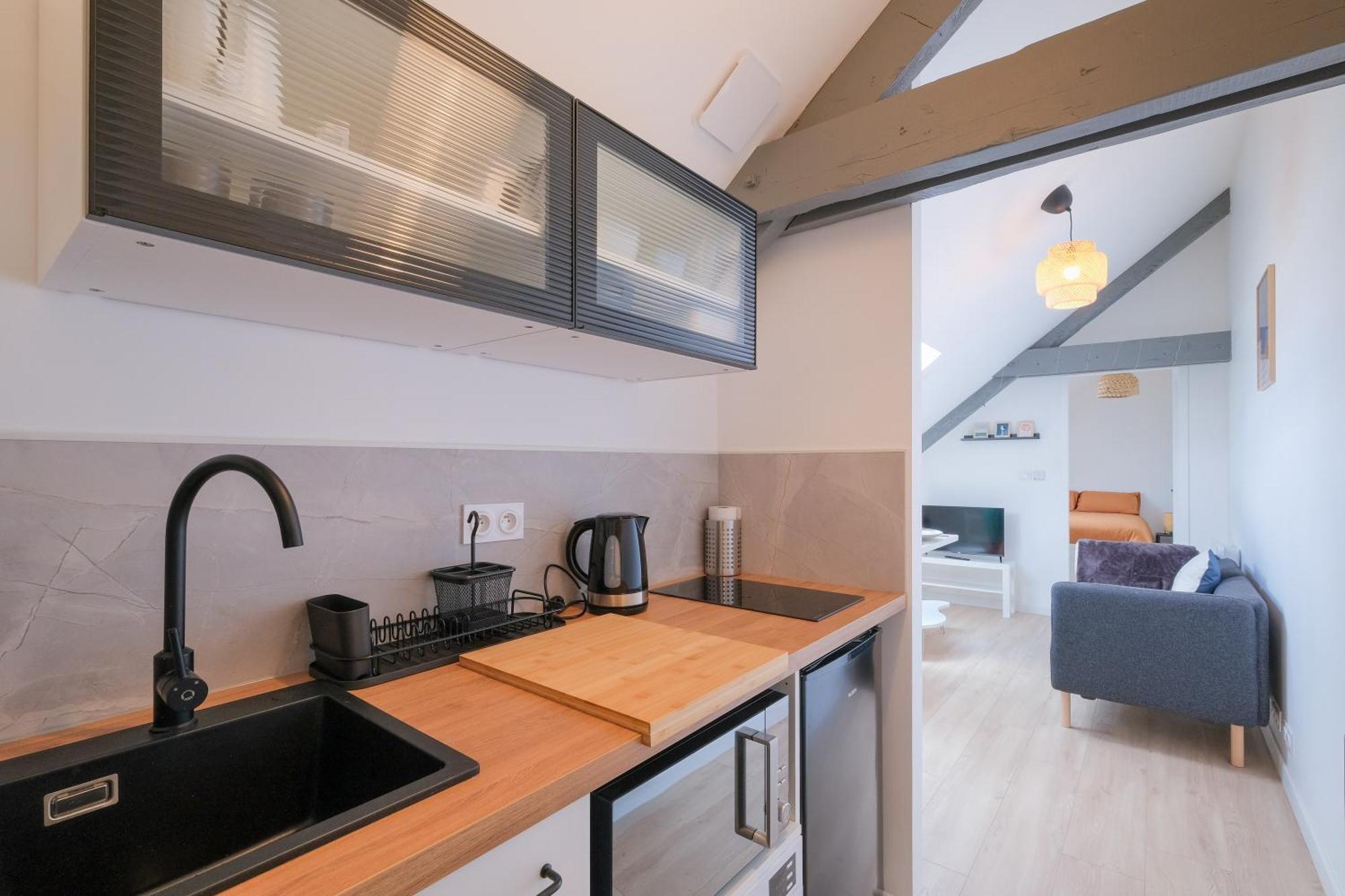 Le Perchoir Du Marche - Appt Pour 2 Apartment Сен-Назар Екстериор снимка